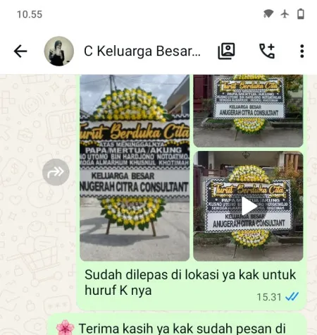 Pengiriman Papan Bunga Duka Green Office Park Bsd