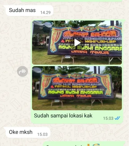 Pengiriman Papan Bunga Green Office Park Bsd